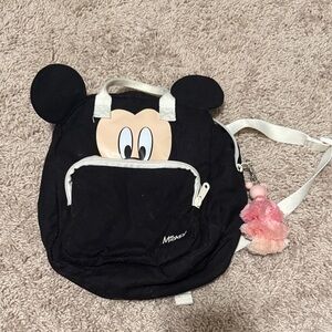Mickey Mouse Black Backpack
